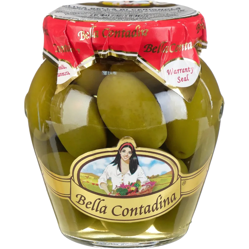 Оливки Bella Contadina зеленые в рассоле, 314 мл, Италия
