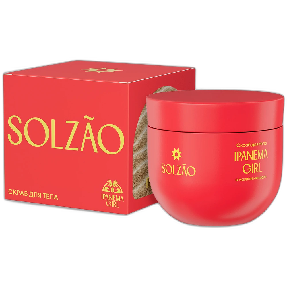Скраб для тела Solzao Ipanema Girl масло миндаля 250мл