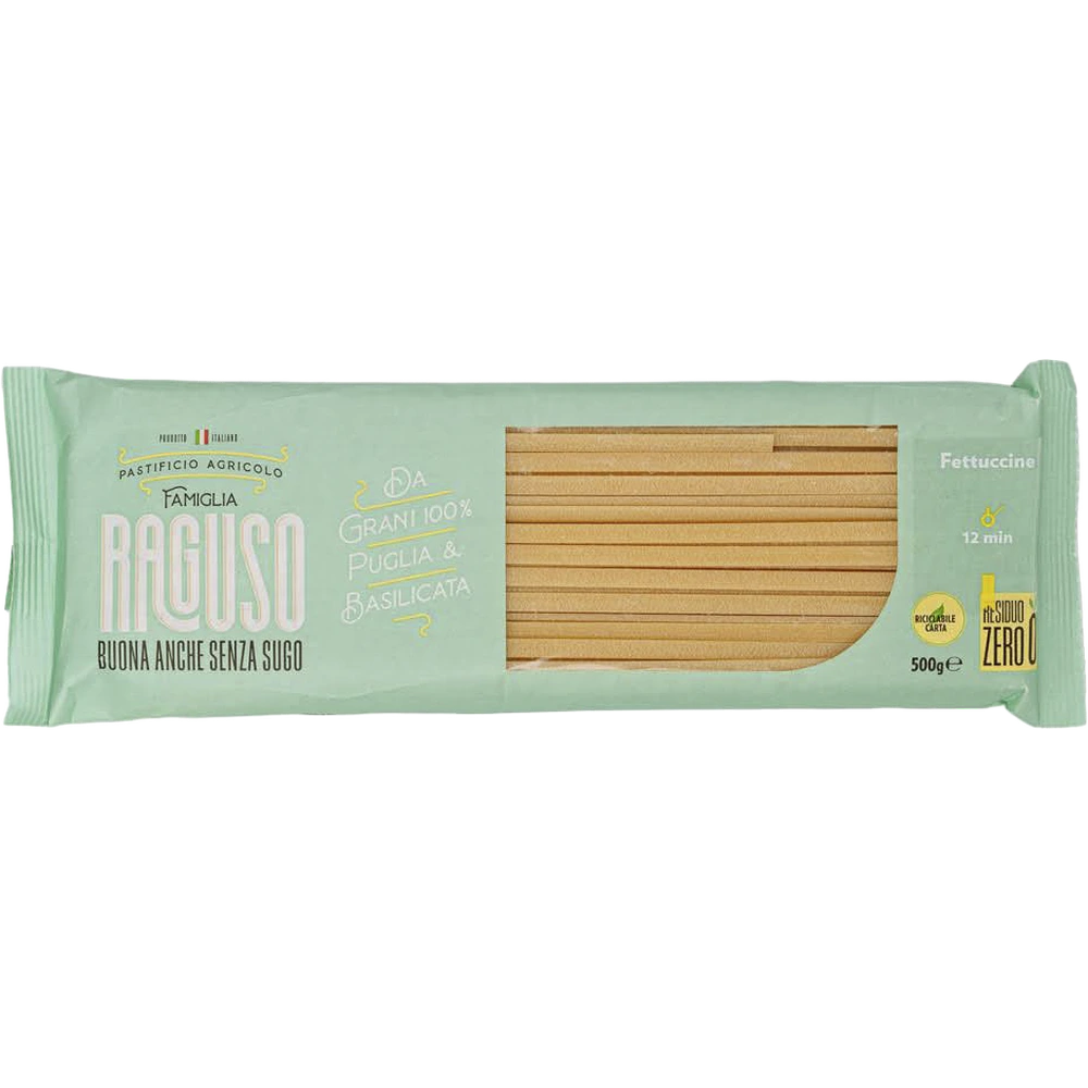 Паста Raguso Fettuccine фетучини, 500 г, Италия